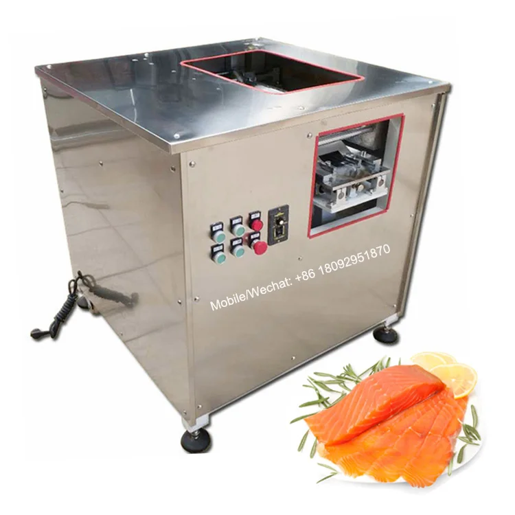 Automatic Fish Fillet Cutting Chipping Machine Salmon Slicer Machine