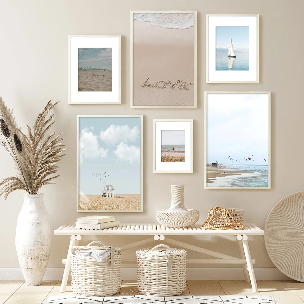 Nordic Style Oak Photo Frame Desktop Wall Frame 16x20 Poster Frame For