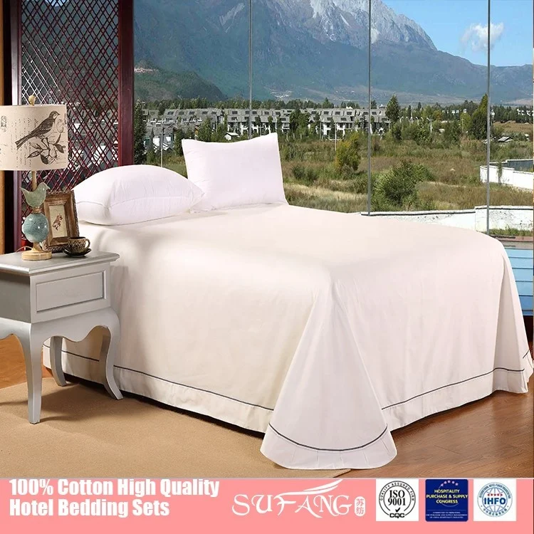 Dubai Hotel New Design Long Staple Egyptian Cotton Bedding Article Bed