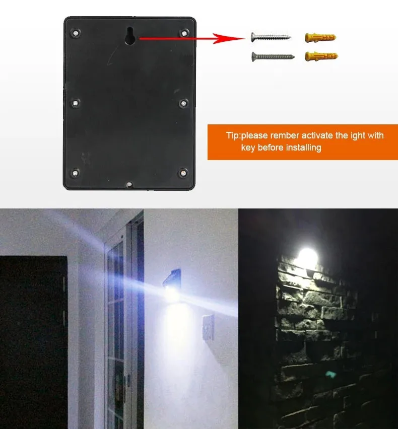 20 LED Wireless Waterproof Motion Sensor Outdoor solar Light for Patio Deck Yard  Garden with Motion Activated Auto On/Off