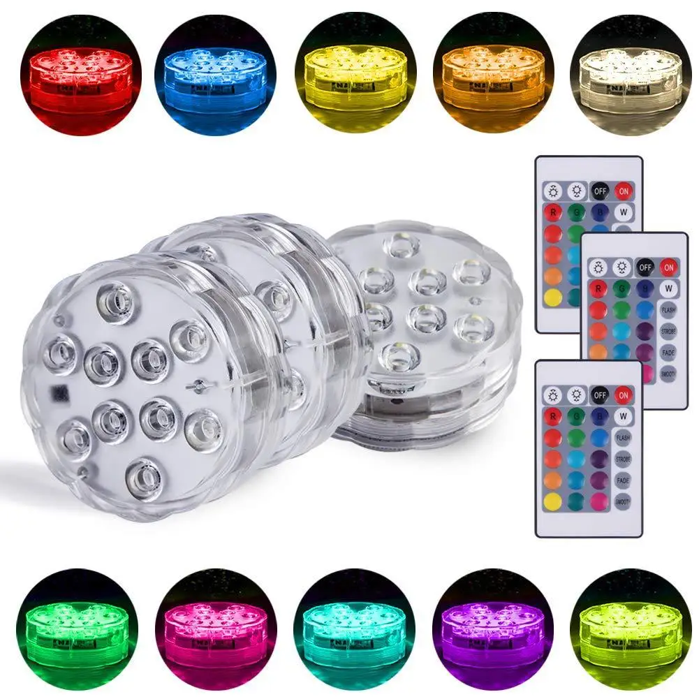 remote controlled submersible led light