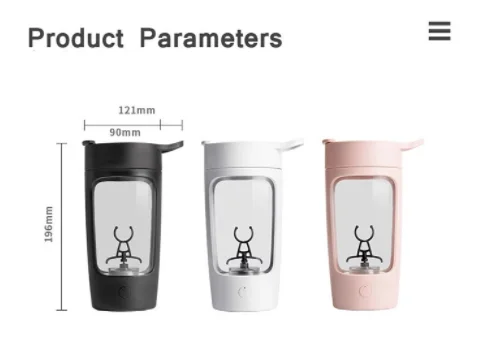 Creative Water Cup Shaking Cup Automatic Coffee Portable Milkshake ...