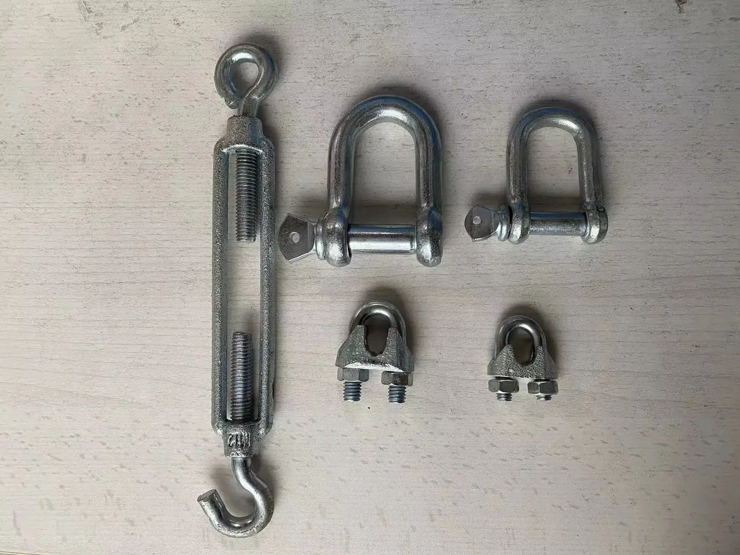 镀锌钢丝绳夹具10mm 741型