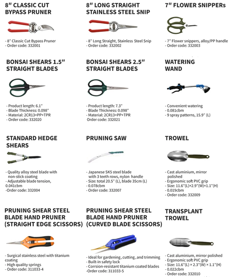 Garden Tool Bypass Pruner