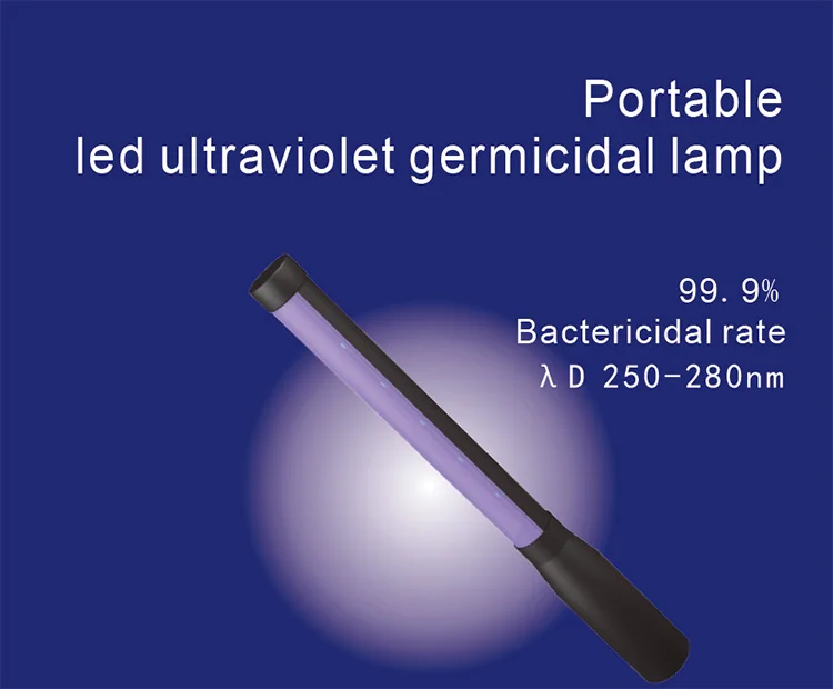 Mini Uv Light Wand Sanitizer Ultraviolet Sterilization Equipment Uvc Micro Instant Portable Sterilize ori-width=