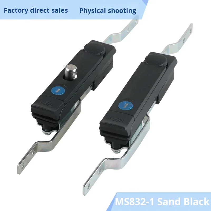 Cabinet Locks MS832-1 MS833-1 Sky Ground Handle Rotation Type Electrical Box Door Locks for Decorations Cut Processing details