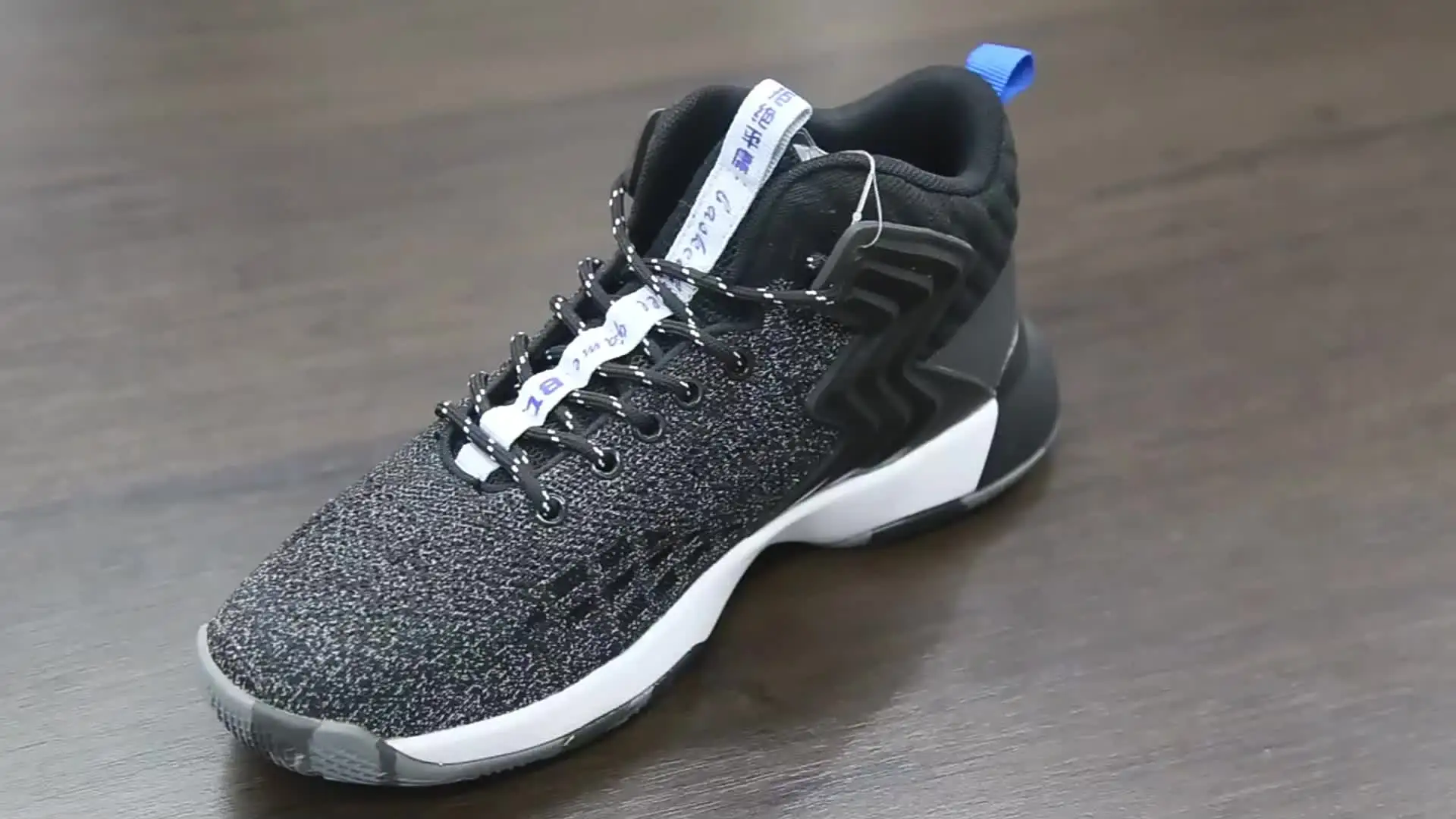 Men's High Top Patent Leather Basketball Shoes Winter Sports