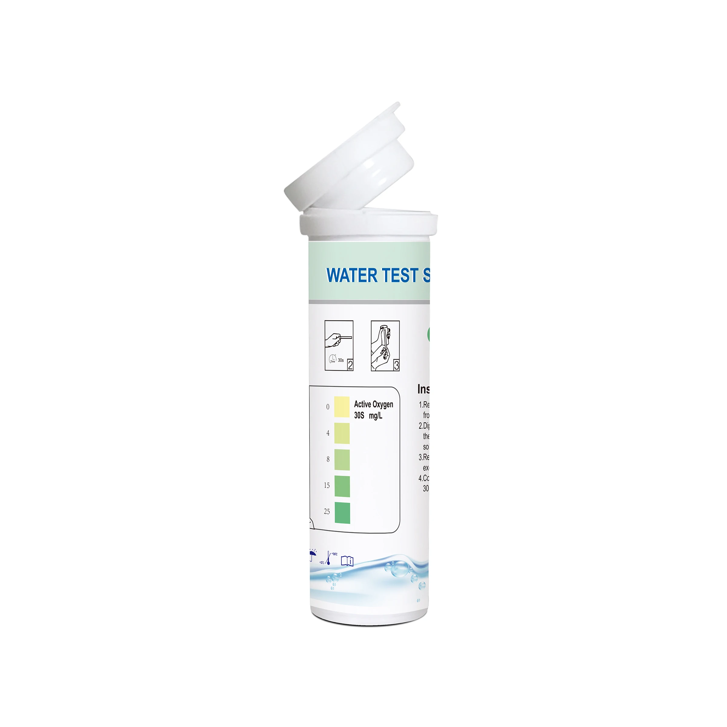 Amazing Water Testing Active Oxygen And Accuracy Water Test Strip In