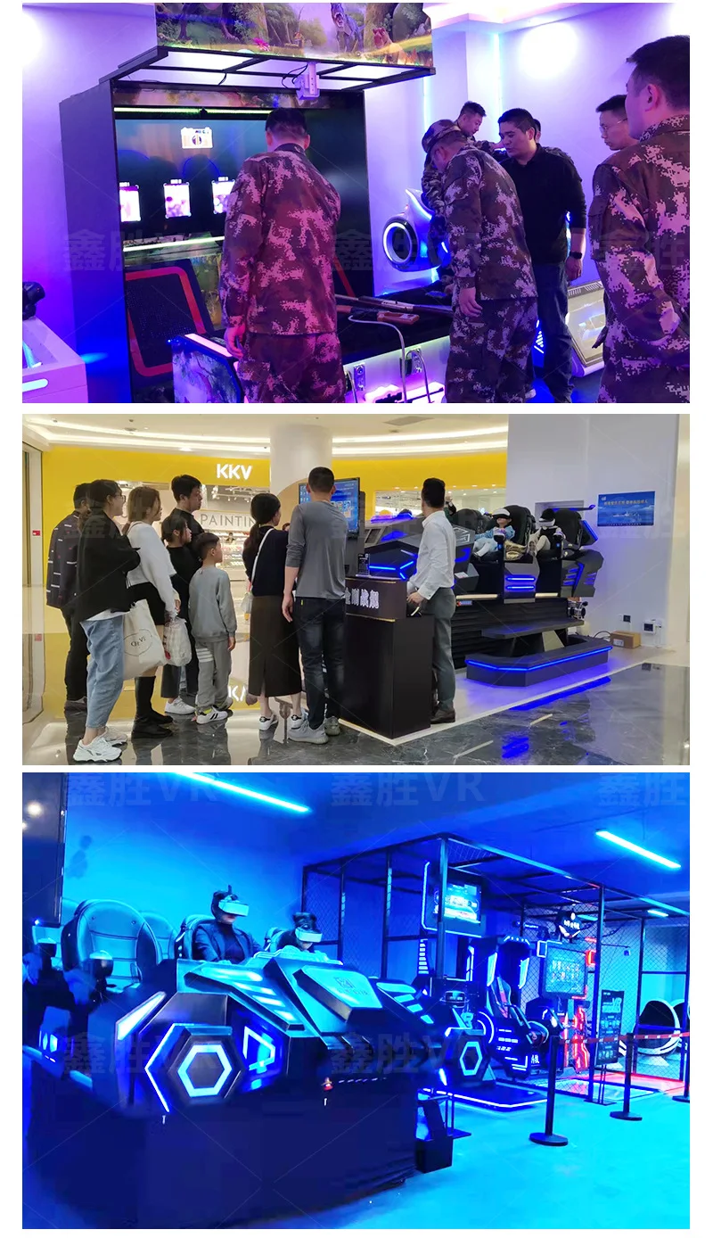 All-In-One 9D Theater VR Game Console Somatosensory Virtual Reality Equipment Double Simulation Experience Large Video Game