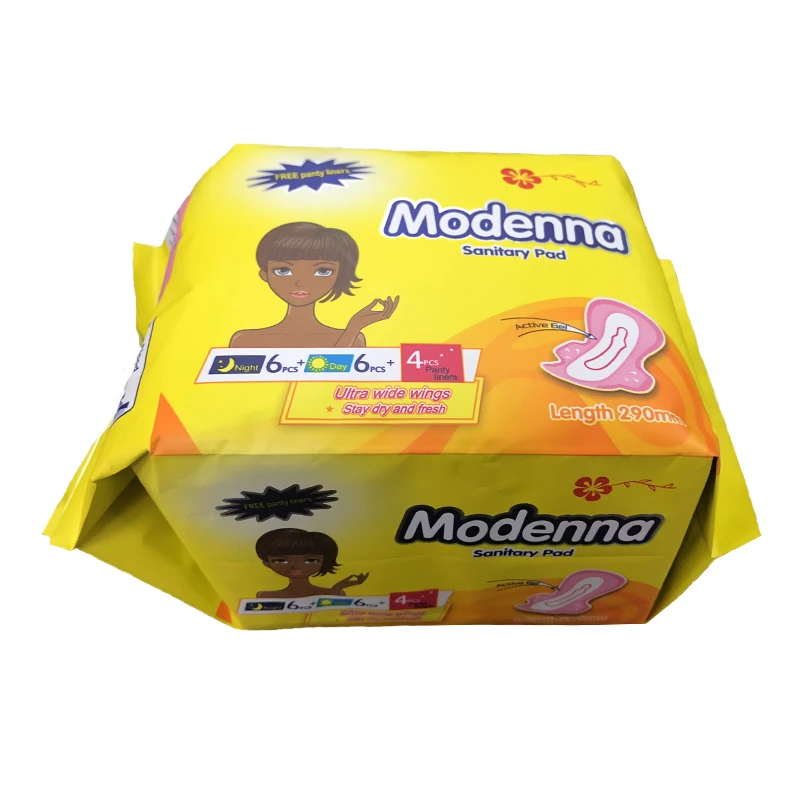 Comfortable Cotton Organic Bamboo Hospital Sanitary Napkin With Loop