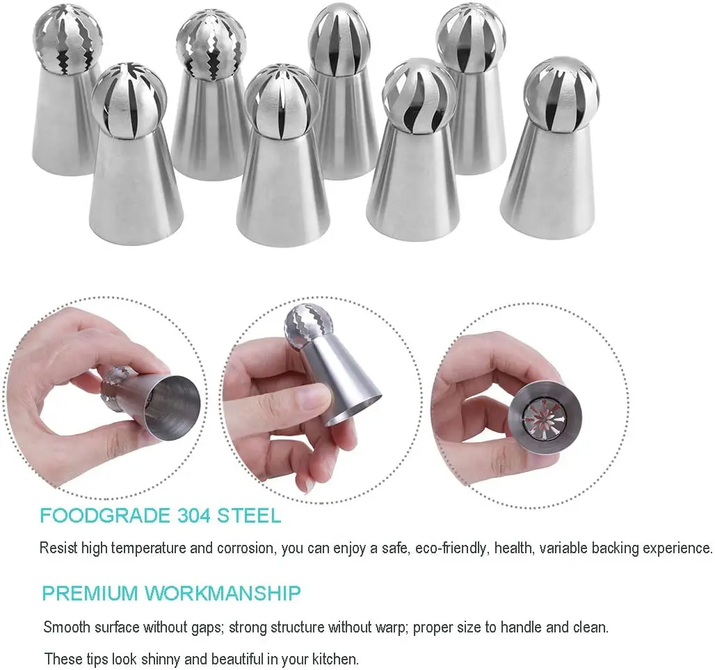 Cake Baking Decorative Kit Decorating Tips Tools Fondant Set Supplies