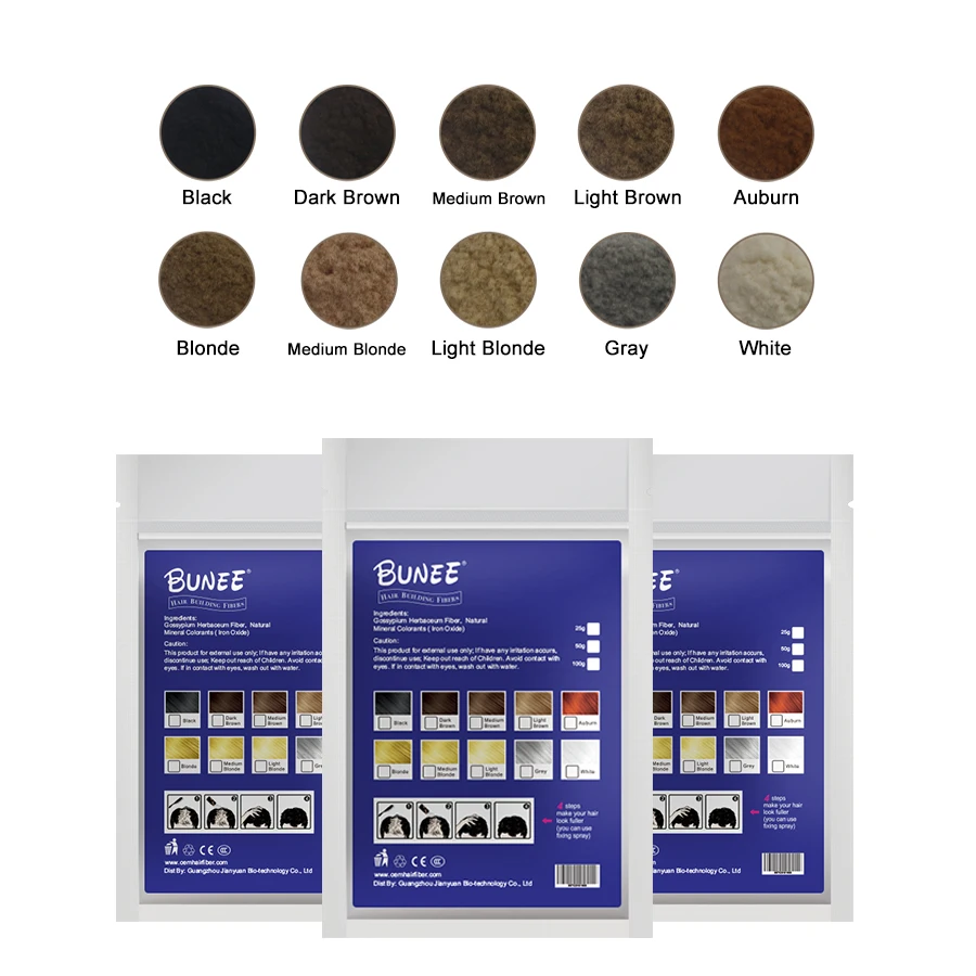 27.5g Oem 2 In 1 Full Hair Instantly Keratin Hair Building Fibers Spray