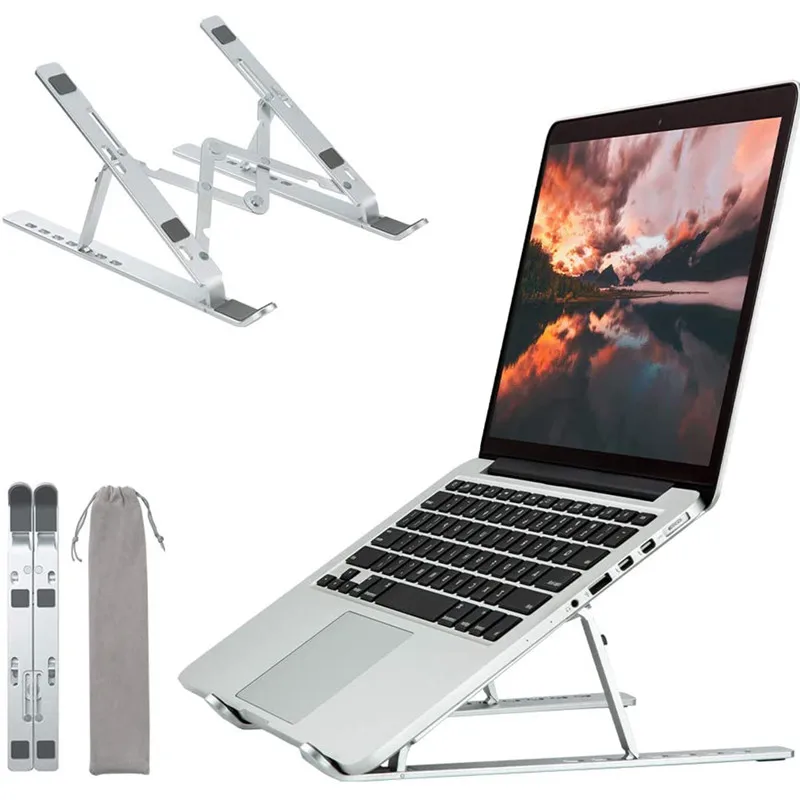 Venta al por mayor adjustable aluminum laptop cooling pad Venta Al Por Mayor Venta Caliente Portátil Almohadilla De