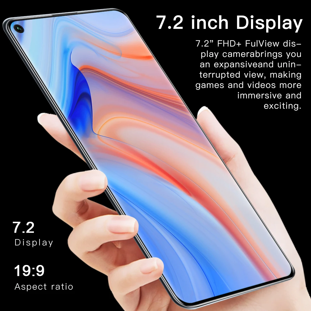 Rino5 Pro Smartphone 7 2 Inch 12gb Ram 512gb Rom Android 10 0 Unlock Mobile Phones Android Smartphone Buy Rino5 Pro Smartphone Android Smartphone Unlock Mobile Phones Product On Alibaba Com