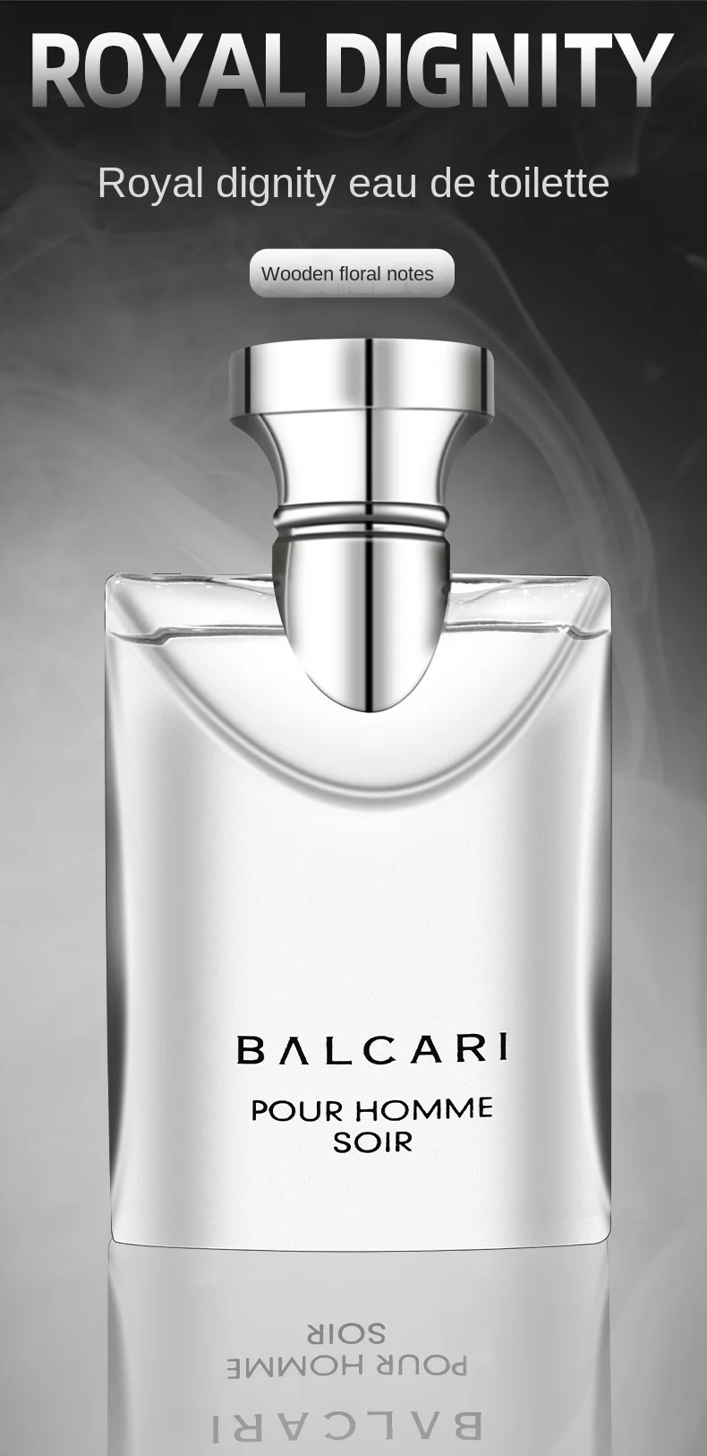 Men's Fresh Light & Lasting Perfume with Tea Fragrance Natural White Tea 50ml Cologne