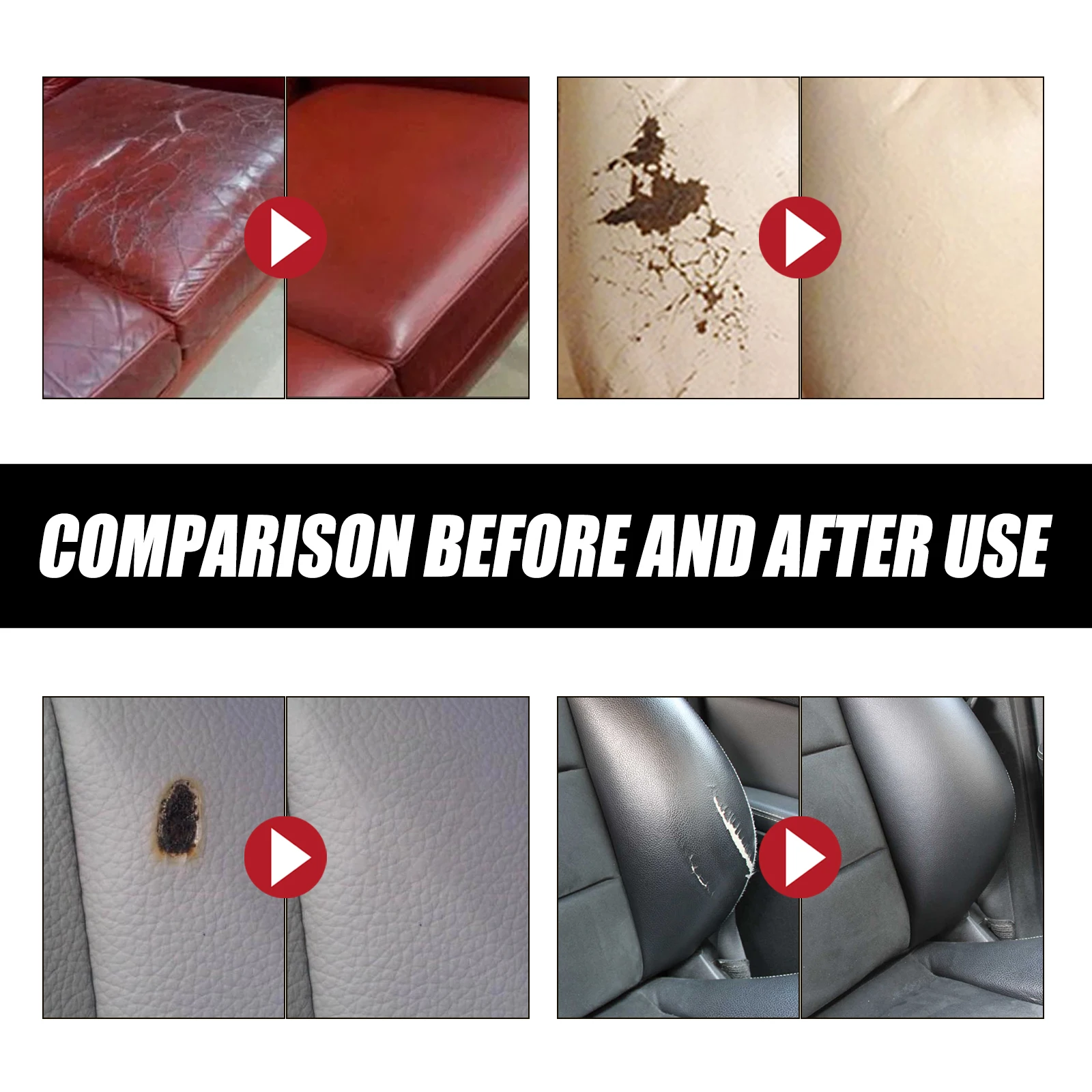 Rayhong Oily Leather Glue Crack Repair Car Seat Gap Filler Leather