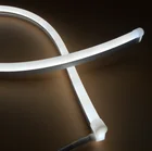 サイドライト 10*23 ミリメートル切断可能 2835 196led epstar チップシリコーンウォームホワイト 2700 18k ネオン led 柔軟なストリップライト DC24V