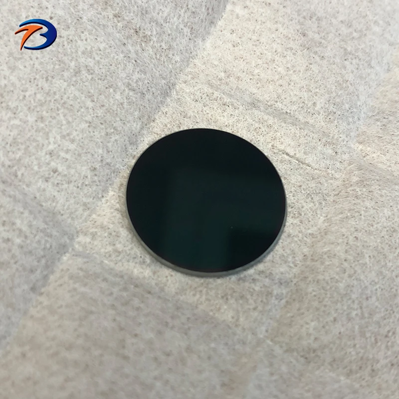 Custom size  ir infrared silicon wafer windows thermal imaging crystal silicon crystal window AR Coating 8-14um for sensor