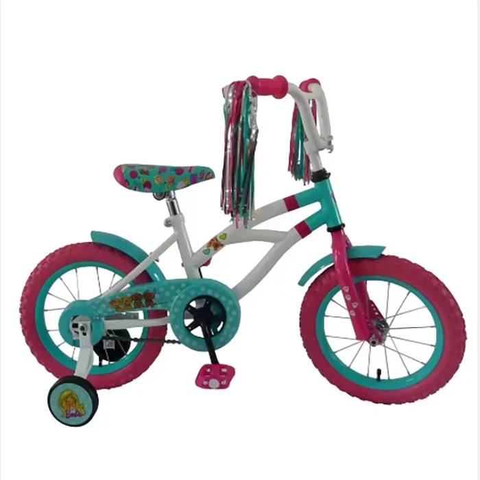 product new design steel kids bike hot sale colourful tire foot brake ride on toy with ordinary pedal and single speed gears for spring-1