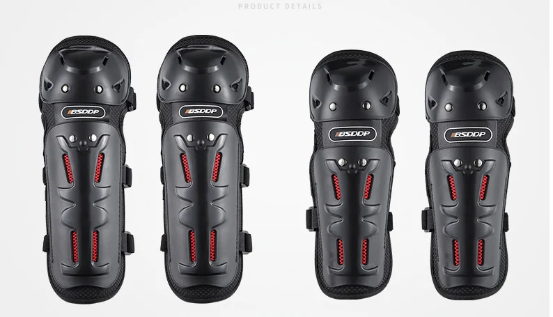 BSDDP Hard Shell Moto Knee Pads Set Brace Support Sports Off-Road Guard MTB Snowboard Kneepad Hockey Motorcycle Protection Kits
