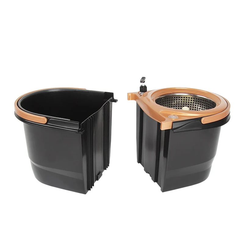 Splitable Design 360 Degree Rotating Cleaning Easy Life Spin Magic Stainless Steel Rotating Bucket Mop