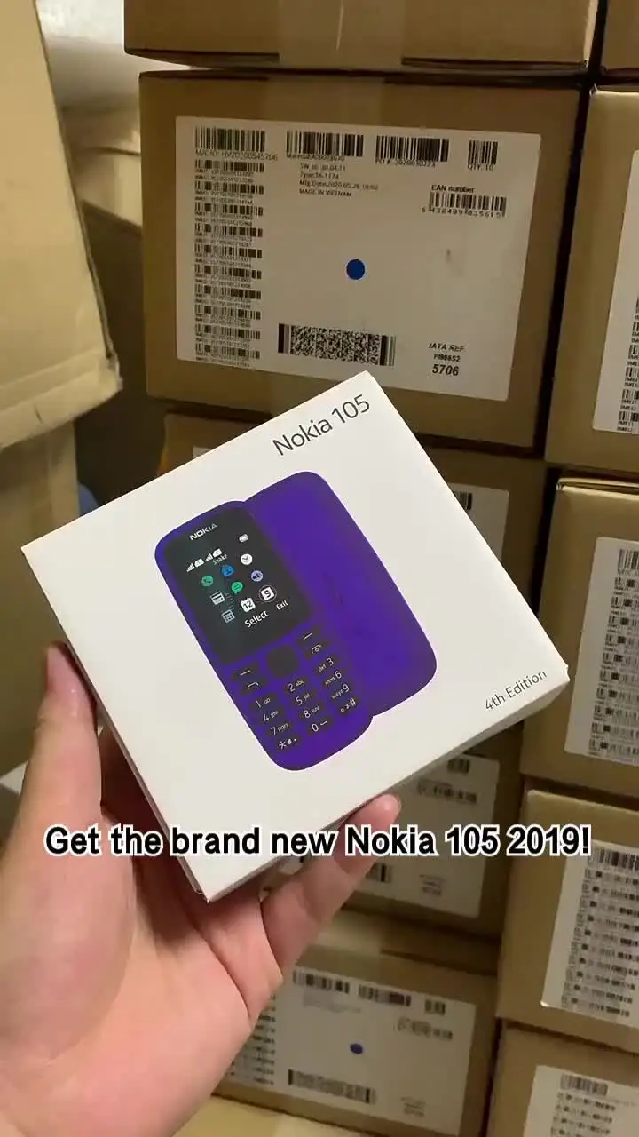 Nokia 105 2019 - Dual SIM, Flashlight, and 4GB Storage