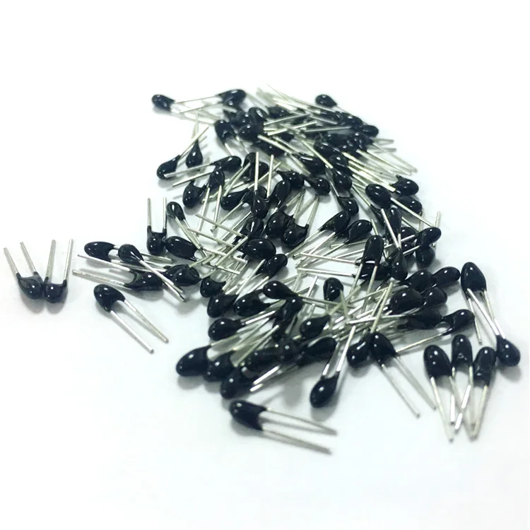 Temperature 25°C, measured resistance 10KΩ, small black head plug-in NTC thermistor details