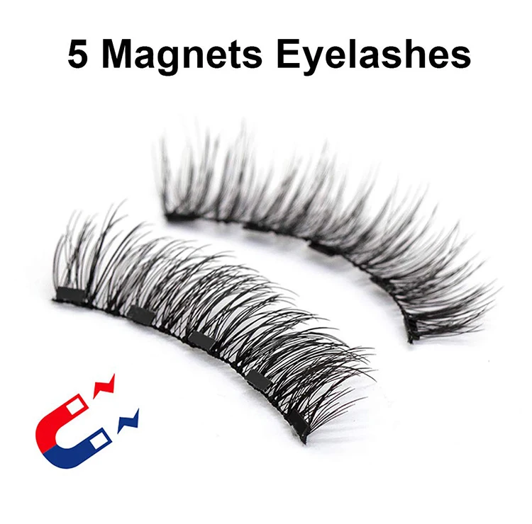 5 magnets eyelashes