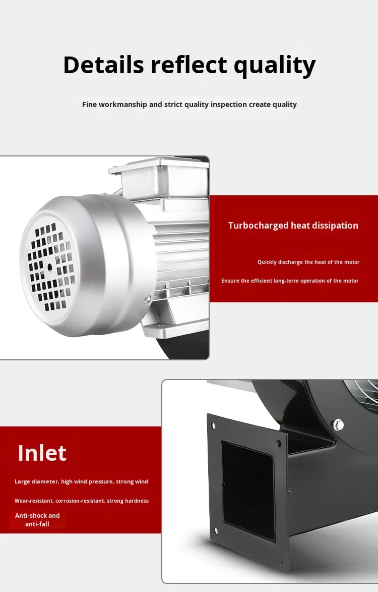 Centrifugal Fan, 220V, Galvanized Steel - detail 26