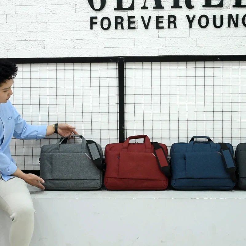 Heavy Duty 15.6 Inch Laptop Bag Custom Briefcase Messenger Laptop Bag