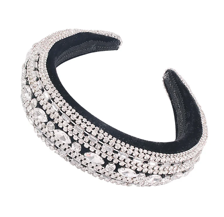 
2020 Gold Hair Accessory Suppliers Women Diamond Headband Hair Accessories 