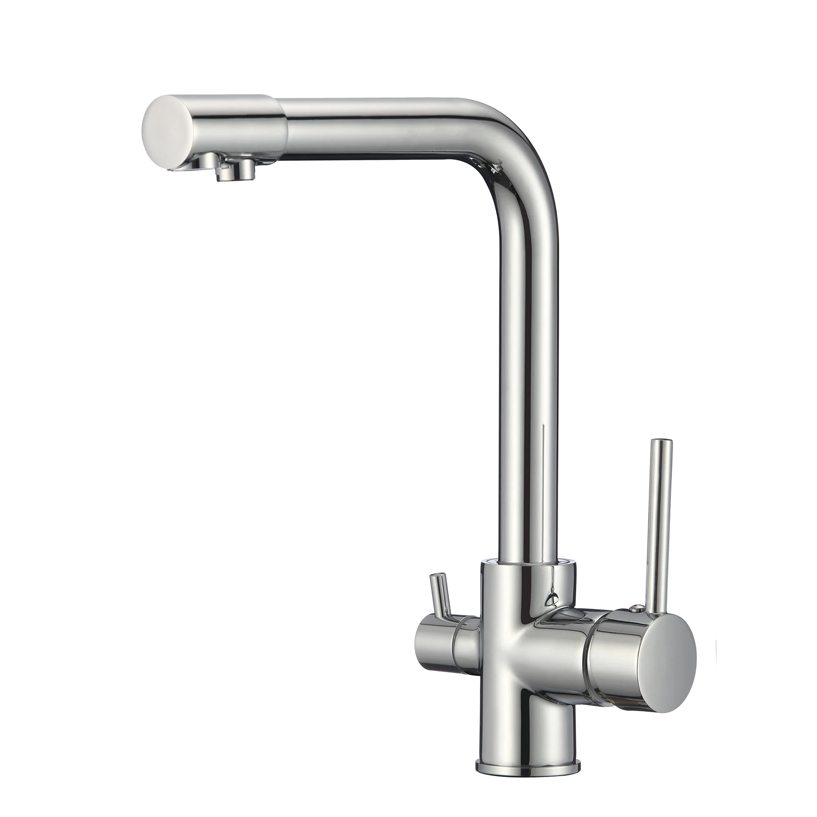3 way faucet stainless steel water purified faucet kitchen