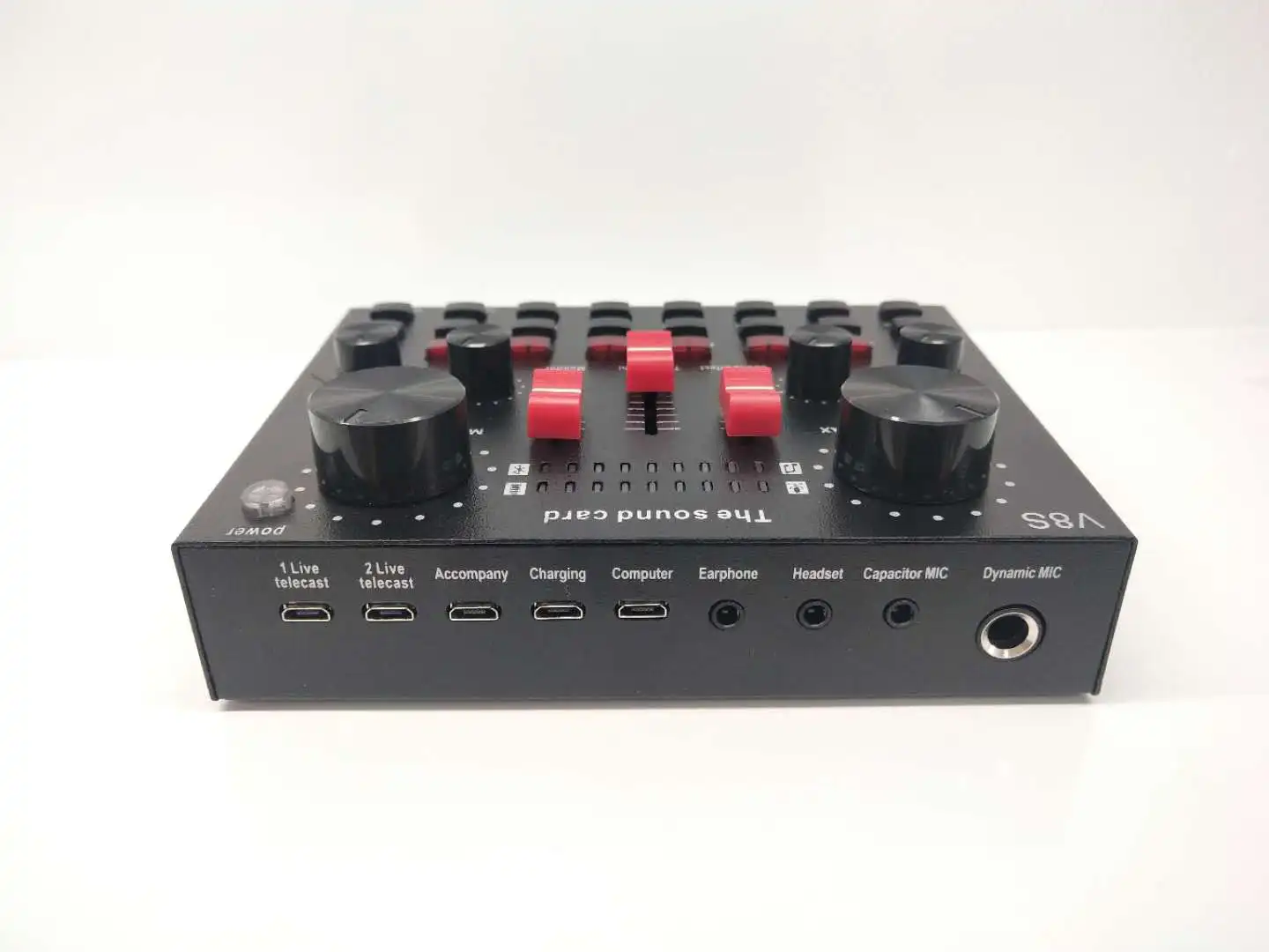 High Quality Sound Card V8s Home Recording Studio Equipment For Ktv