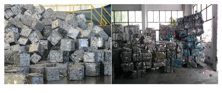 pressed aluminum cans scrap