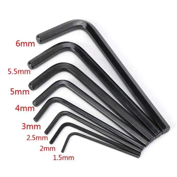 Hexagon Din911 Allen Wrench Hex Key Hs Factory Supply 2mm Flat Head T ...