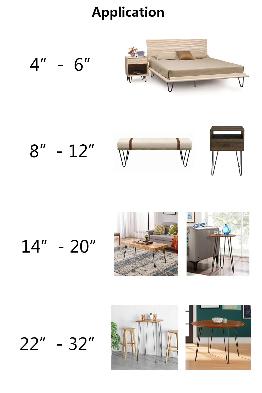 Colorido Al Por Mayor 2rod Muebles Horquilla De Oficina De Metal De Las