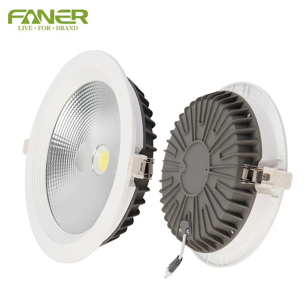 FANER New Design 7w 10w 20w 30w COB LED Down light with CB CE BIS SASO ISO Certifications
