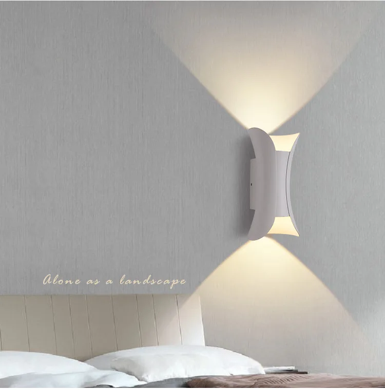 Outdoor Waterproof Modern Up and Down Wall Lamp Creative LED Wall Lamp for Living Room Bedroom Aisle bedside