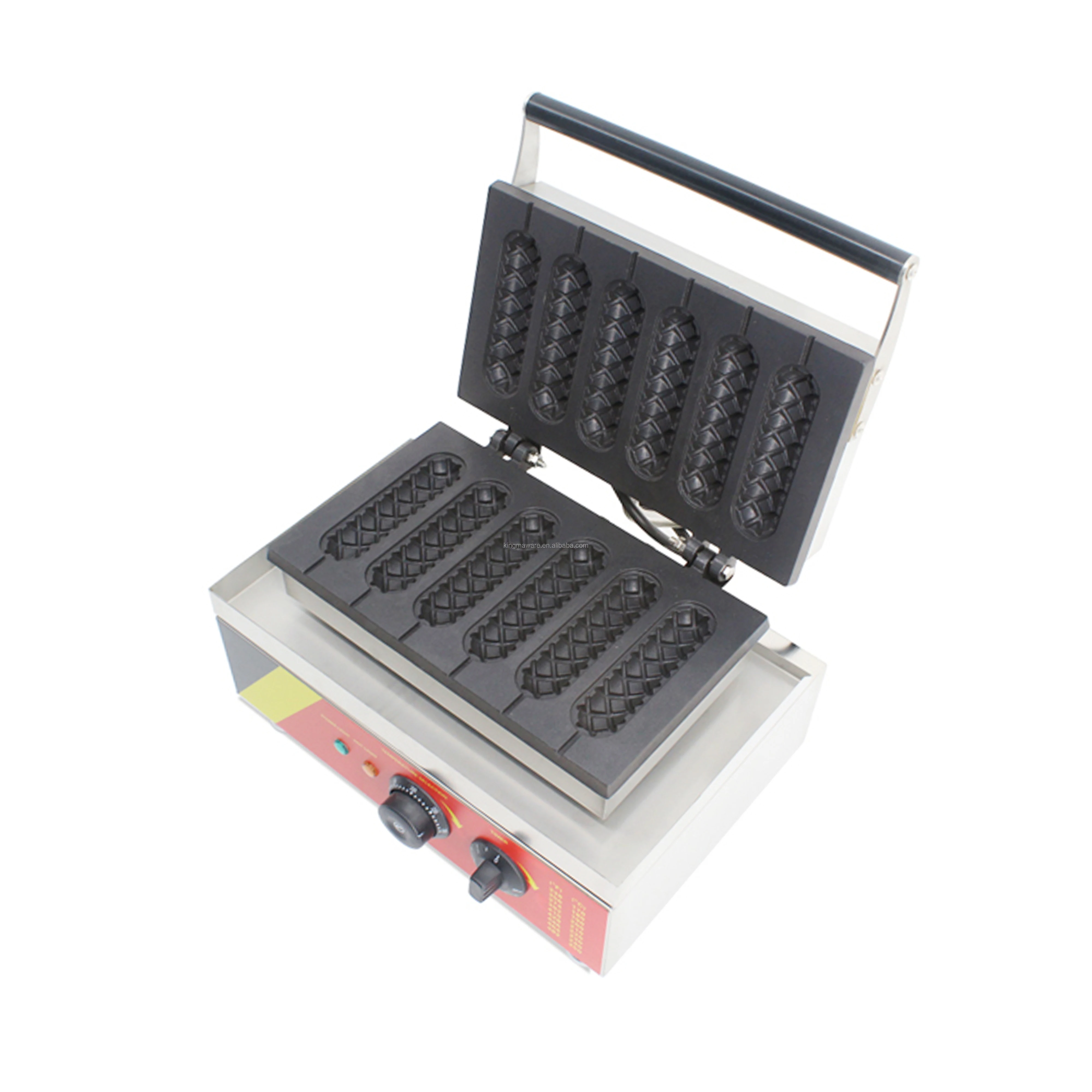 핫도그 와플 기계 자동 와플 소시지 메이커 2020 새로운 자동 옥수수 개 와플 메이커 6pcs Buy 자동 옥수수 개 와플