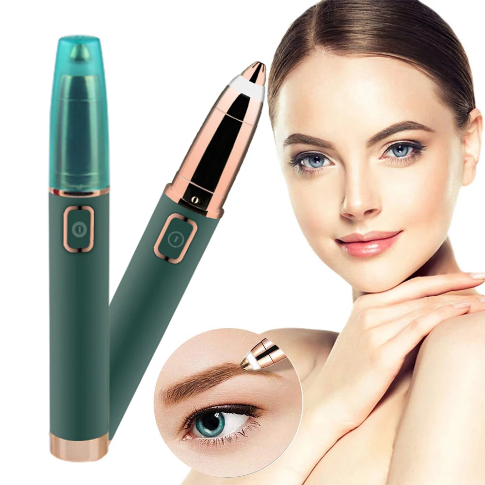 eyebrow trimmer electric eyebrow hair remover painless-precision