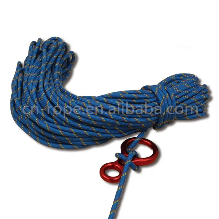 High Strength Outdoor Sport Safety Equipment Braided Static Climbing Rope