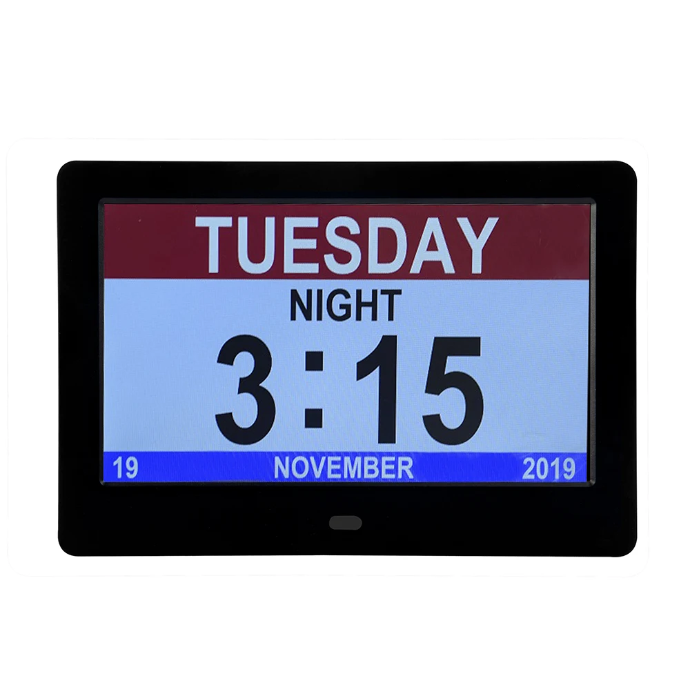 Digital calendar day clock instructions