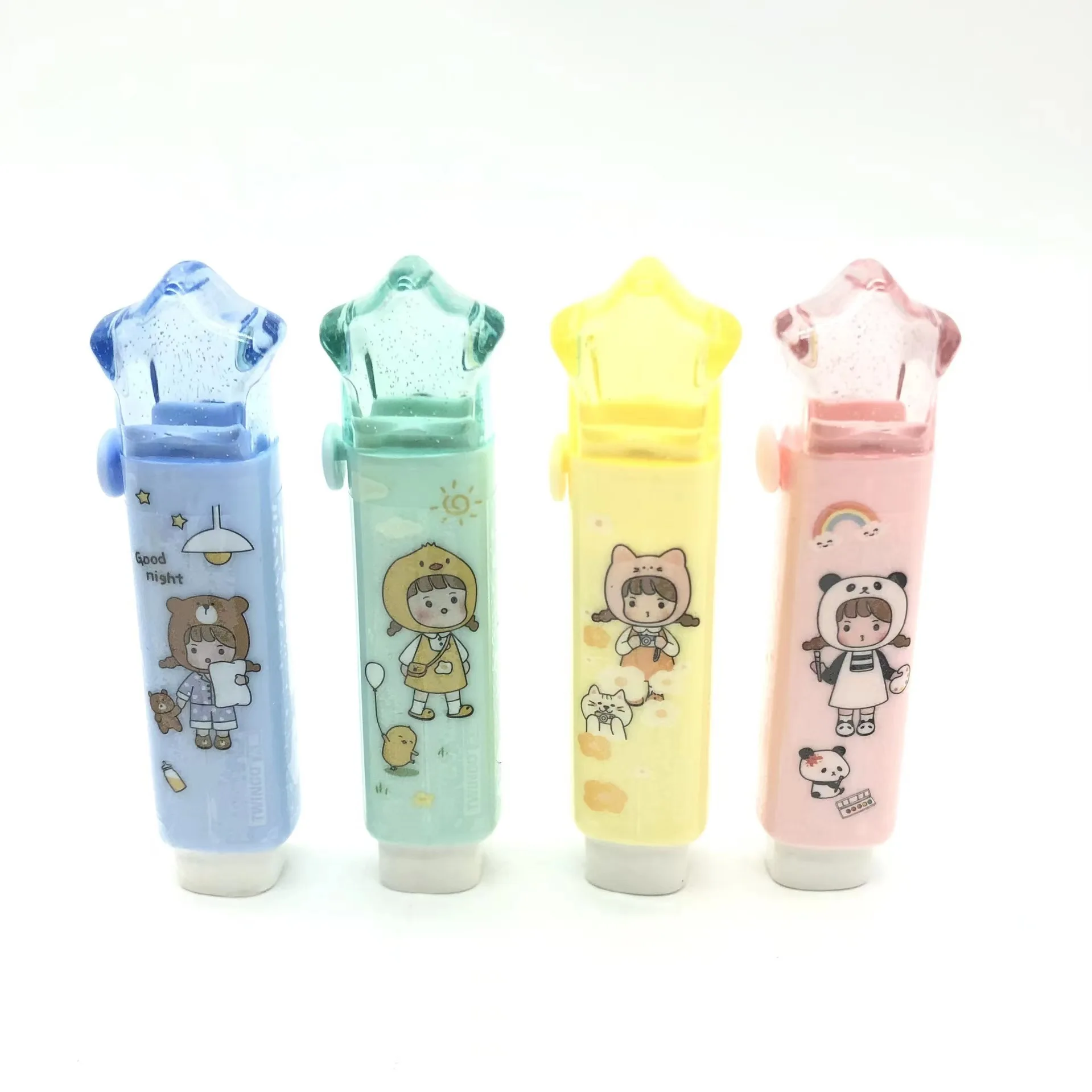 New Cartoon Push-Pull Rubber Eraser for Toddlers & Primary School ...