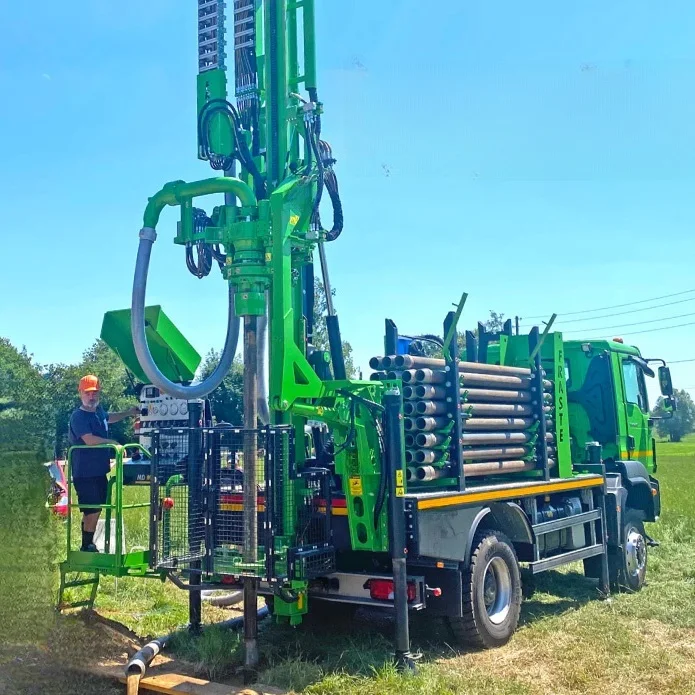 Mts Single Post Rig SUNROCK DTHR Auto Loader 400 MTS - Efficient Drilling Rig