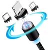 New QC3.0 Quick Charge 3 in 1 USB Data Magnetic Charger Cable for Iphone Micro Type C