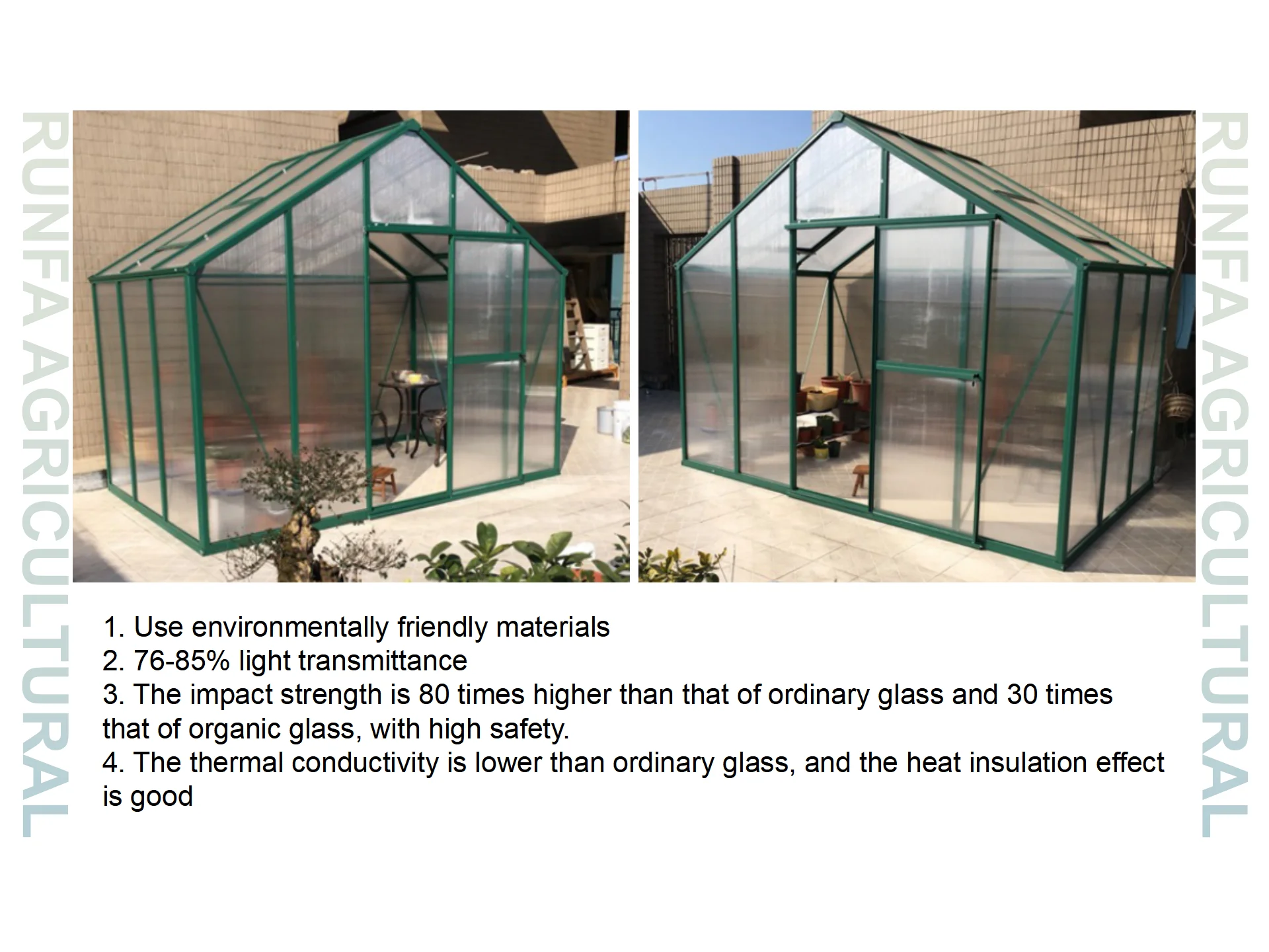 Aluminium Raised Garden Bed Greenhouse Invernadero Garden Agriculture