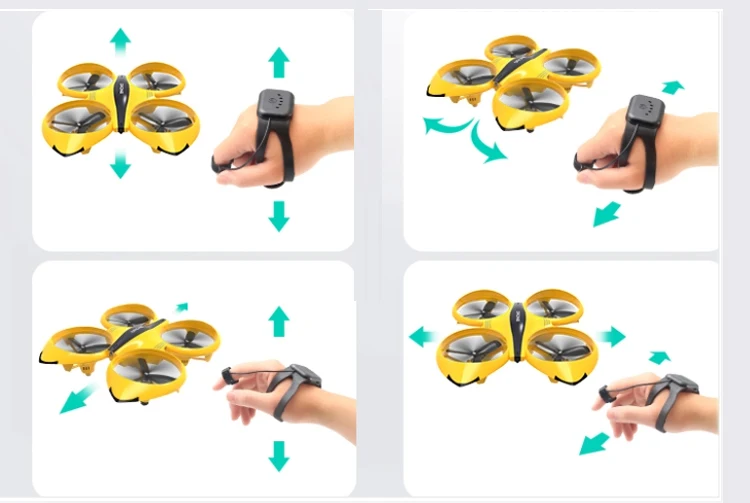 2020 Hot Hand Sensor Control Foldable Mini Rc Drone Hand Sensor Control