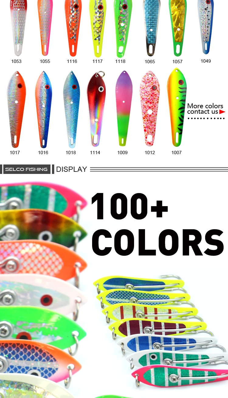 Drone Spoon Stainless Steel Trolling Fishing Metal Spoon Kingfish 4