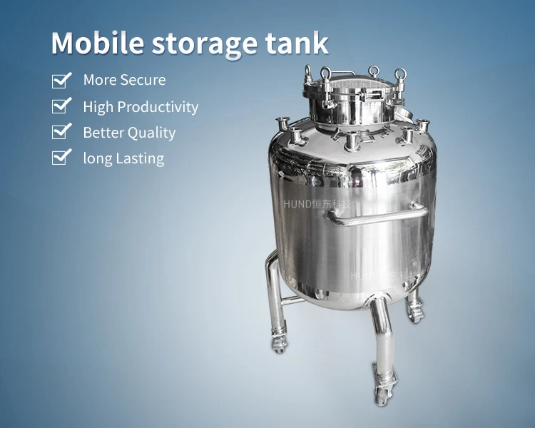500 gallon mobile stainless steel molasses liquid soap storage milk tank