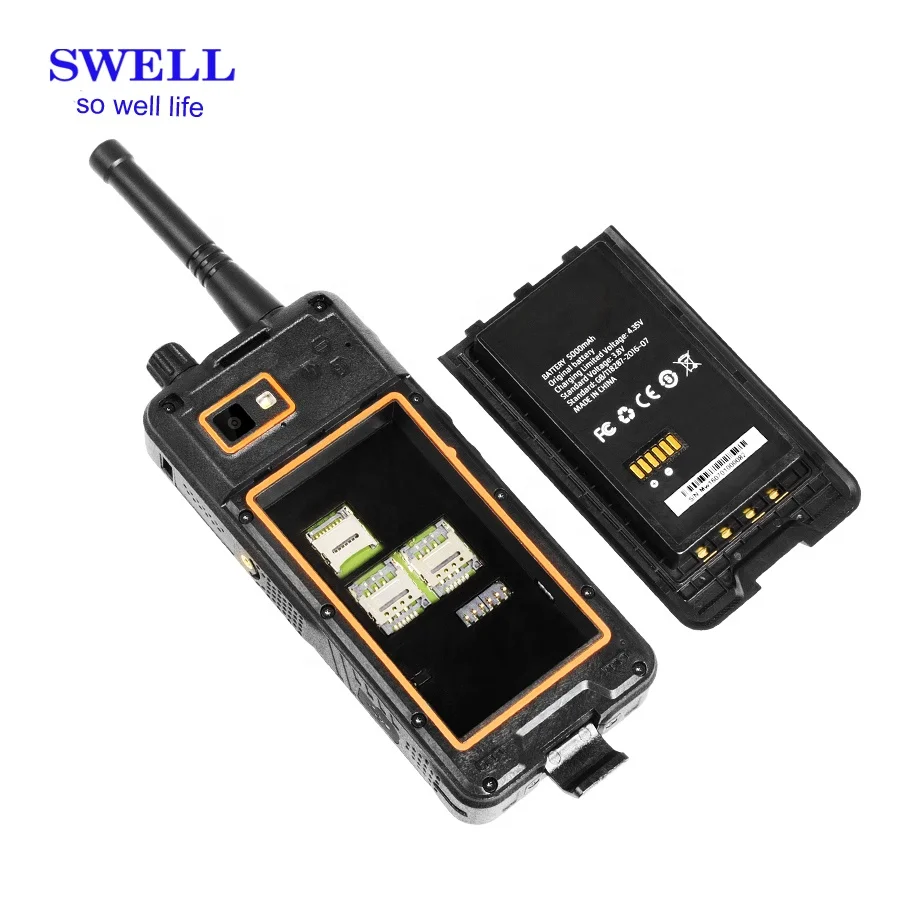 Swell S35w 400 470mhz 2 Way Radio Dmr 5km Satellite Phone Walkie Talkie ...